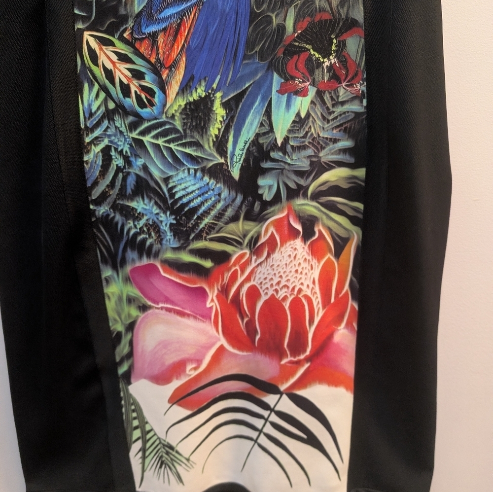 Authentic Roberto Cavalli Flora & Fauna Tropical Print Sheath Dress - Picture 9 of 12